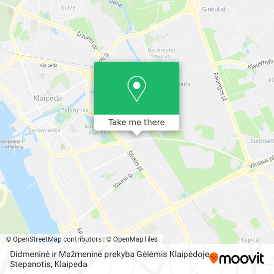 Didmeninė ir Mažmeninė prekyba Gėlėmis Klaipėdoje Stepanotis map