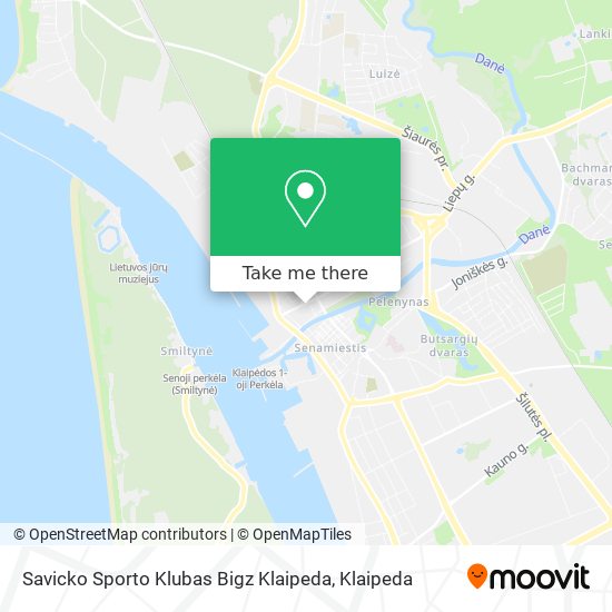 Savicko Sporto Klubas Bigz Klaipeda map