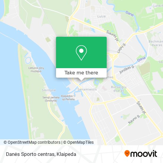 Danės Sporto centras map