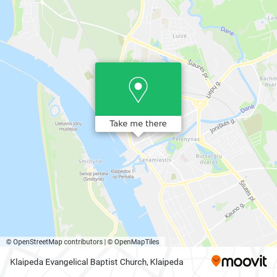 Klaipeda Evangelical Baptist Church map