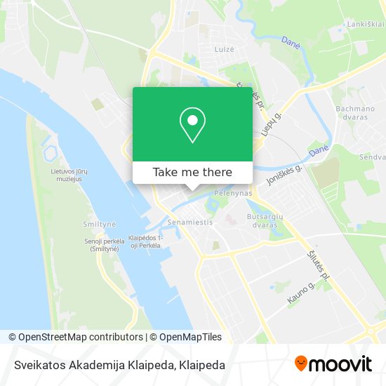 Sveikatos Akademija Klaipeda map