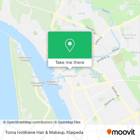 Карта Toma Ivoškienė Hair & Makeup