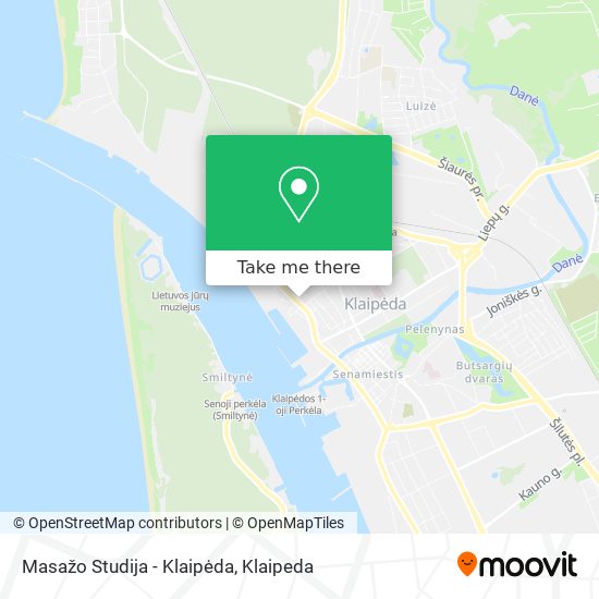 Masažo Studija - Klaipėda map