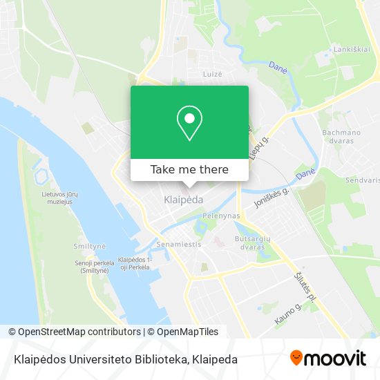 Klaipėdos Universiteto Biblioteka map