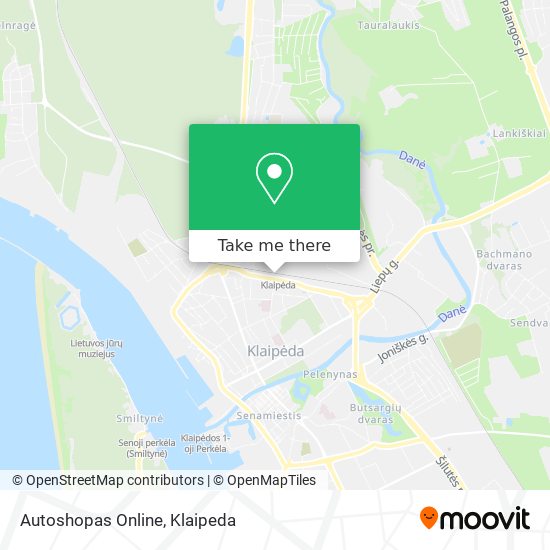 Autoshopas Online map