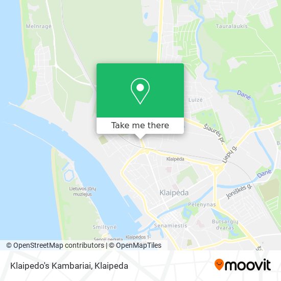 Klaipedo's Kambariai map