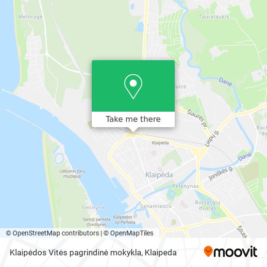 Klaipėdos Vitės pagrindinė mokykla map