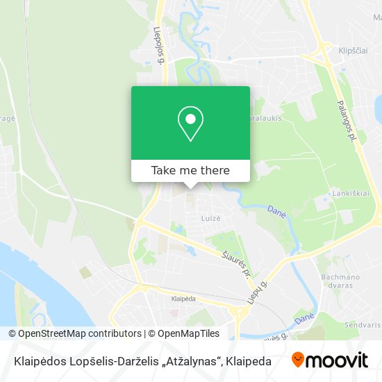 Карта Klaipėdos Lopšelis-Darželis „Atžalynas“