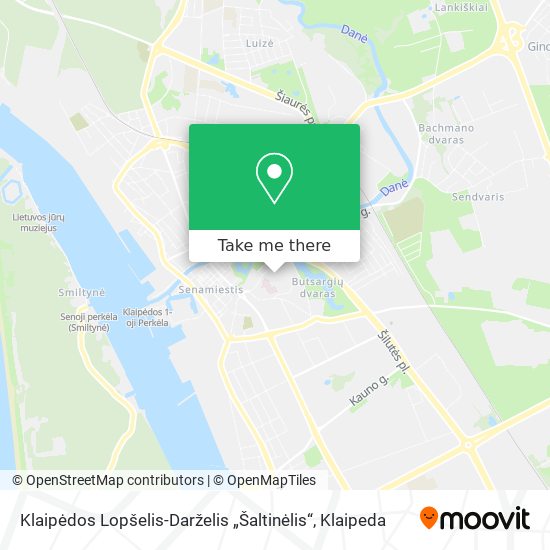 Карта Klaipėdos Lopšelis-Darželis „Šaltinėlis“