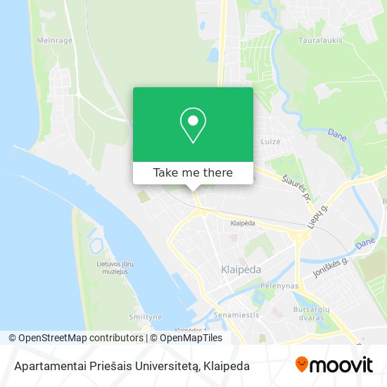 Apartamentai Priešais Universitetą map