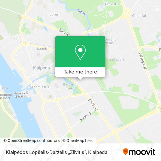 Карта Klaipėdos Lopšelis-Darželis „Žilvitis“