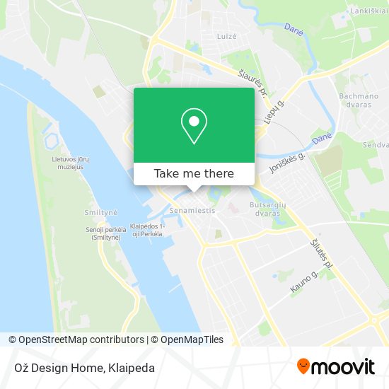 Ož Design Home map