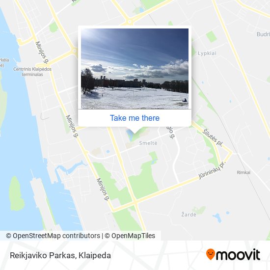 Reikjaviko Parkas map