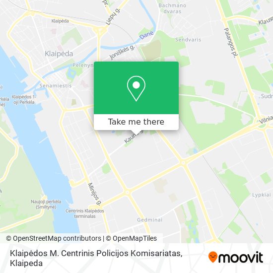 Klaipėdos M. Centrinis Policijos Komisariatas map