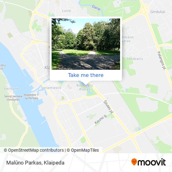 Карта Malūno Parkas