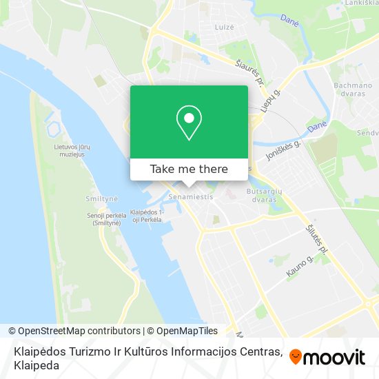Карта Klaipėdos Turizmo Ir Kultūros Informacijos Centras