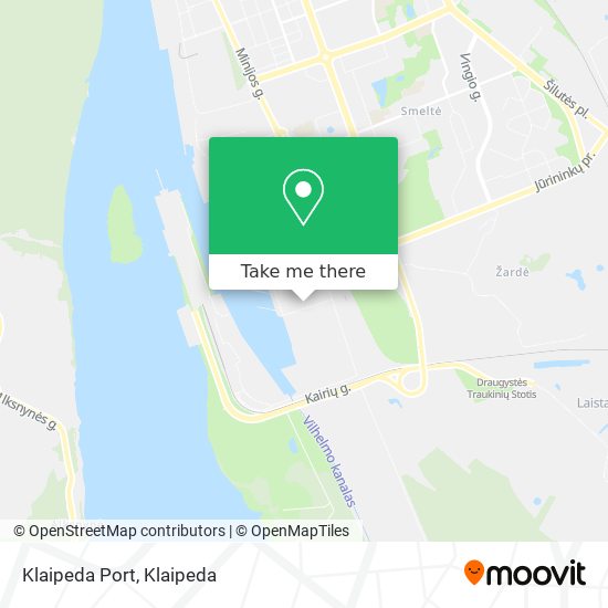 Карта Klaipeda Port