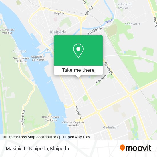 Карта Masinis.Lt Klaipėda
