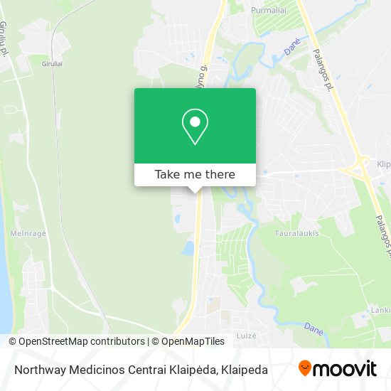 Northway Medicinos Centrai Klaipėda map