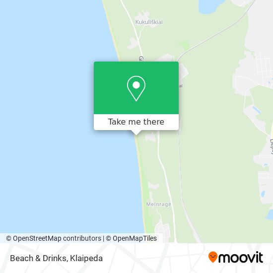 Карта Beach & Drinks