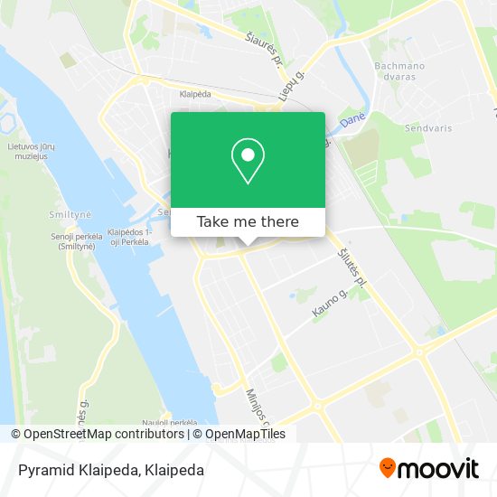 Pyramid Klaipeda map