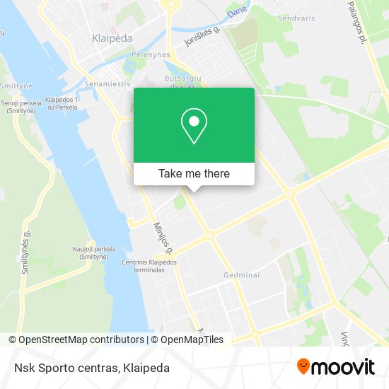 Nsk Sporto centras map