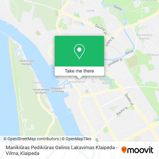 Manikiūras Pedikiūras Gelinis Lakavimas Klaipėda - Vilma map