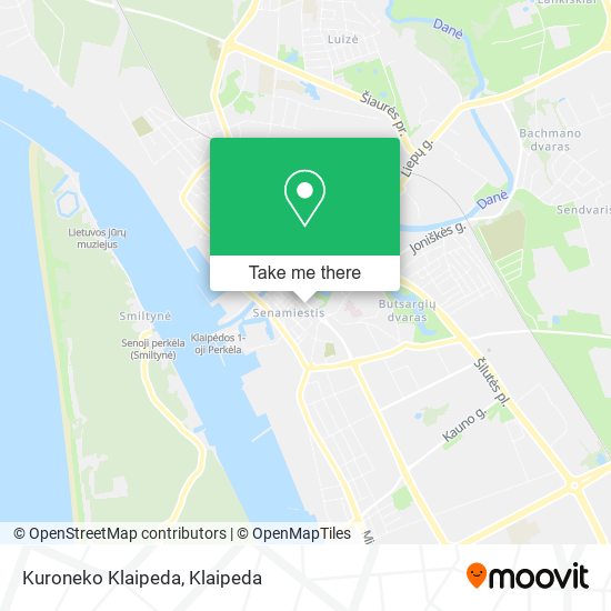 Kuroneko Klaipeda map