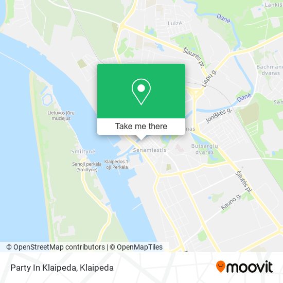 Party In Klaipeda map
