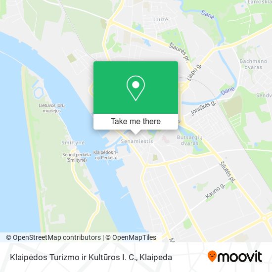 Карта Klaipėdos Turizmo ir Kultūros I. C.
