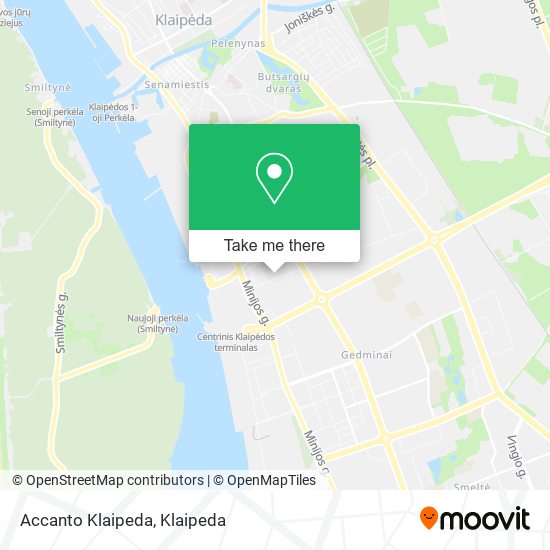 Accanto Klaipeda map