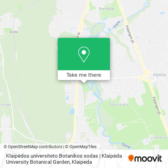 Klaipėdos universiteto Botanikos sodas | Klaipėda University Botanical Garden map