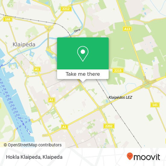 Hokla Klaipeda map