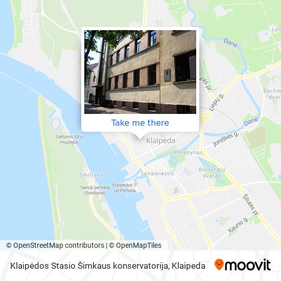 Klaipėdos Stasio Šimkaus konservatorija map