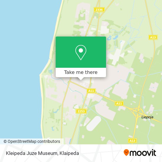 Kleipeda Juze Museum map