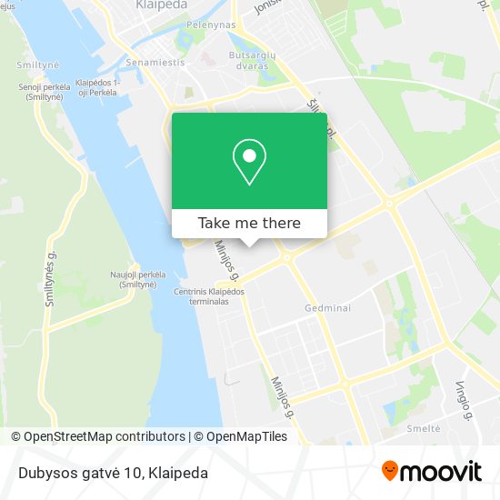 Dubysos gatvė 10 map