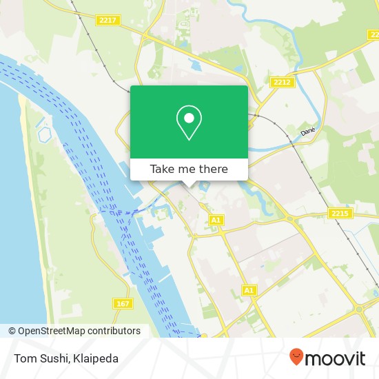 Tom Sushi, Turgaus gatvė 20 91249 Klaipėda map