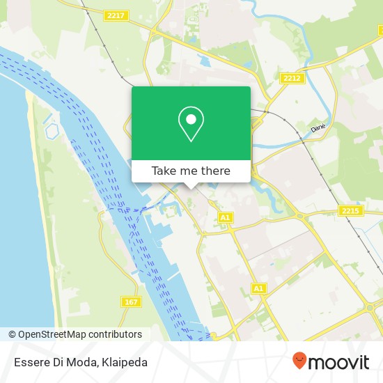 Essere Di Moda, Turgaus gatvė 10 91247 Klaipėda map