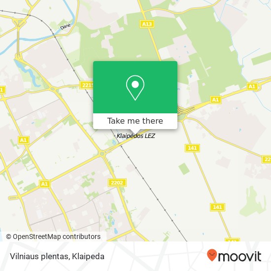 Vilniaus plentas map