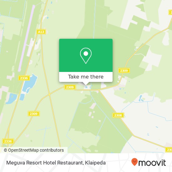 Meguva Resort Hotel Restaurant map