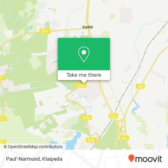 Карта Paul’-Narmund