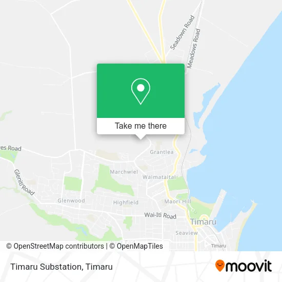 Timaru Substation map