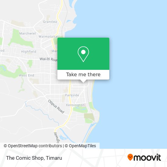 The Comic Shop map