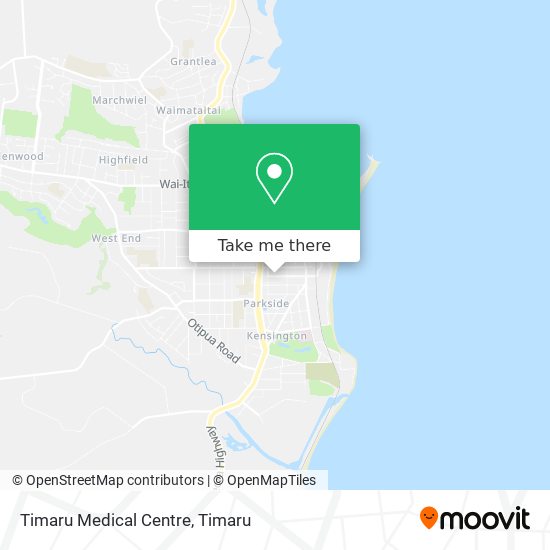 Timaru Medical Centre map