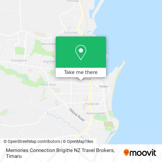 Memories Connection Brigitte NZ Travel Brokers map