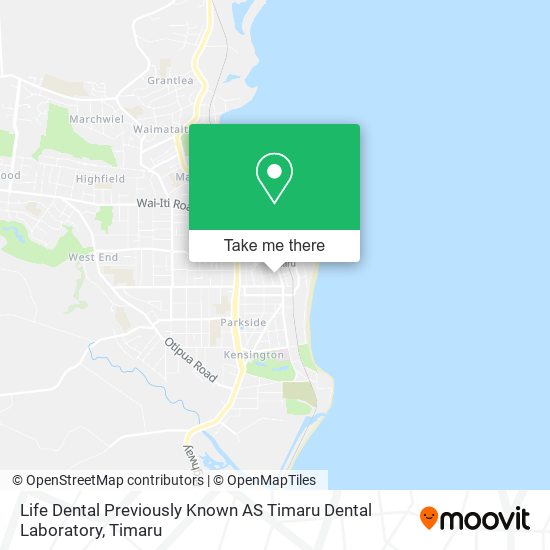 Life Dental Previously Known AS Timaru Dental Laboratory map