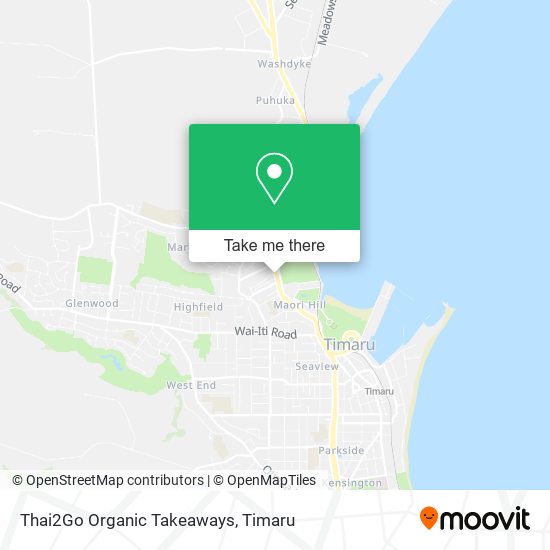 Thai2Go Organic Takeaways map