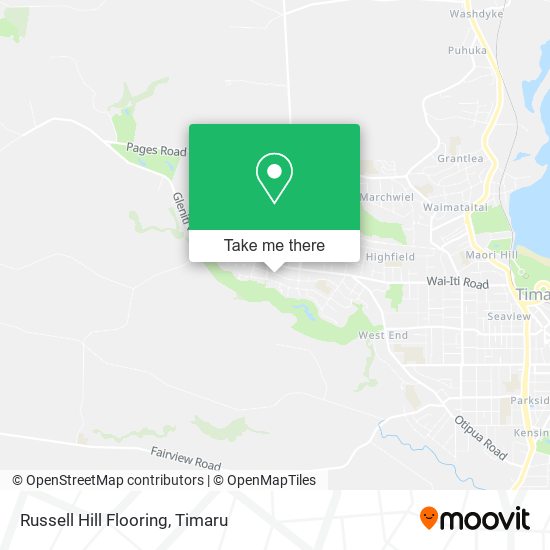 Russell Hill Flooring map