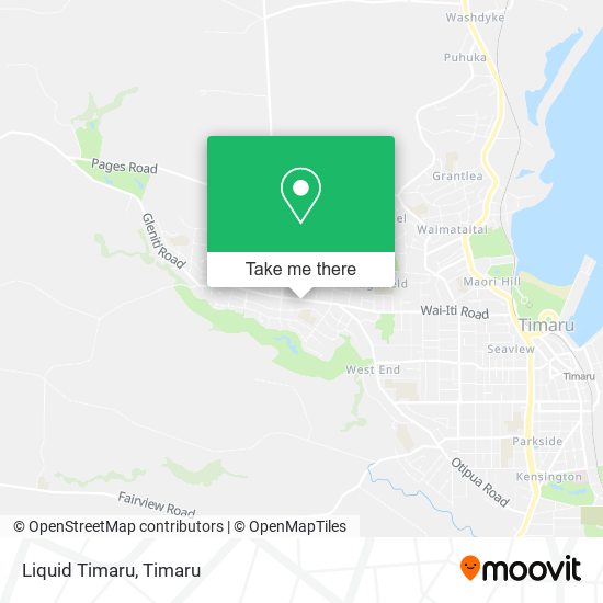 Liquid Timaru map