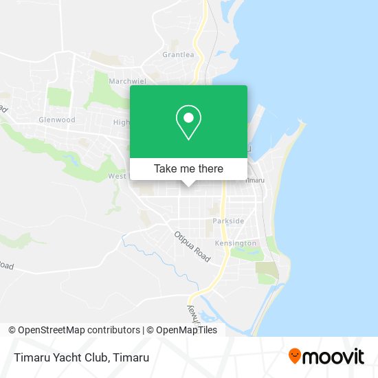 Timaru Yacht Club map